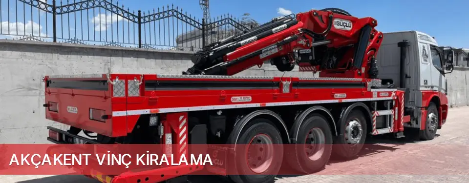 Akçakent İlçemi Vinç Kiralama
